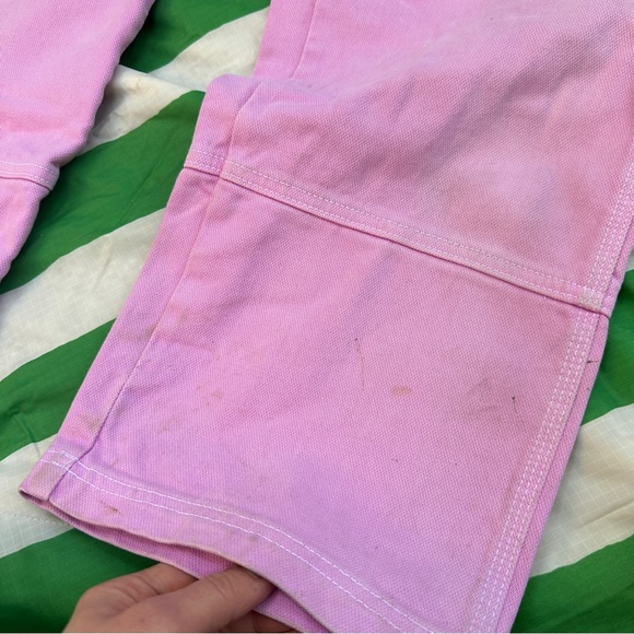BIG BUD PRESS bubblegum pink carpenter denim pants jeans - Picture 10 of 14